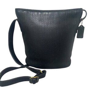 Vintage Coach Sonoma #4907 Leather Bucket Bag in Black